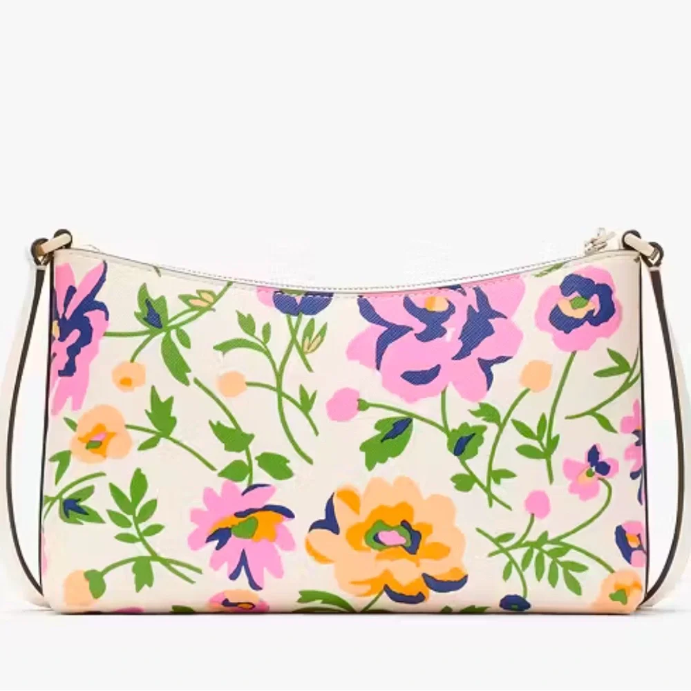 Kate Spade Sadie Printed Small Crossbody Candied Flowers Cream Multi